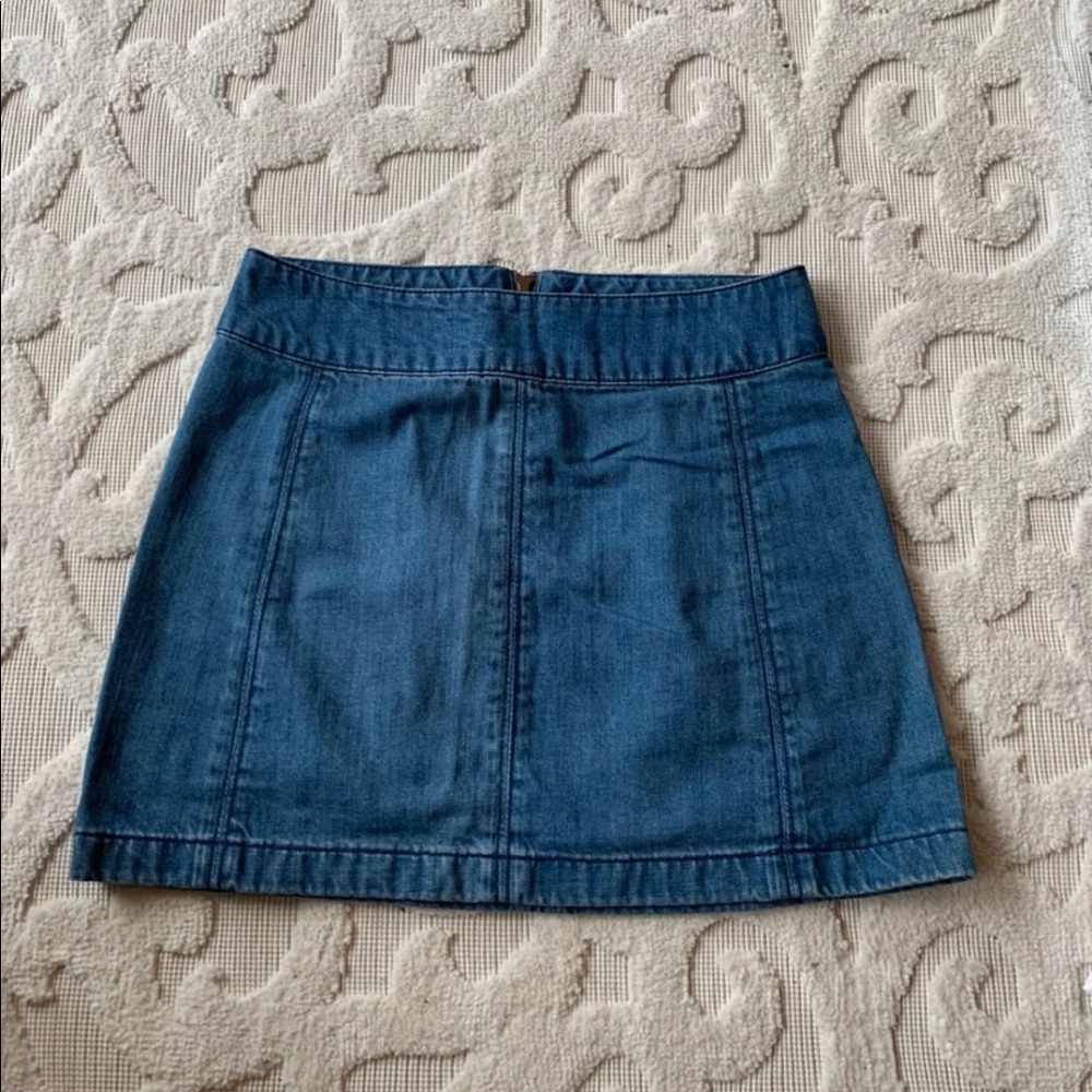 Free People Denim Skirt